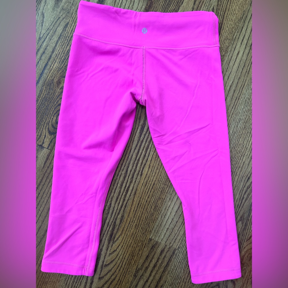 Lululemon Wunder Under Crop Reversible Leggings